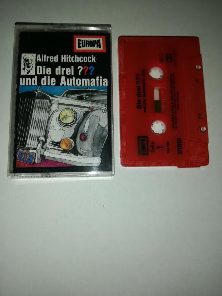 Die Drei Fragezeichen Folge 53 und die Automafia Rot mit Schwarzen Druck 490590-209 Europa